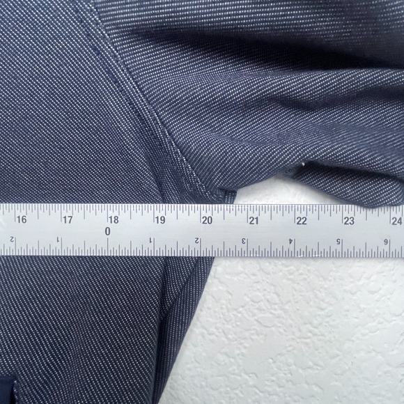 Helly Hansen Vanern Mid Layer Jacket Mens Medium Navy Gray Cotton Fleece Lined‎ - Picture 11 of 16